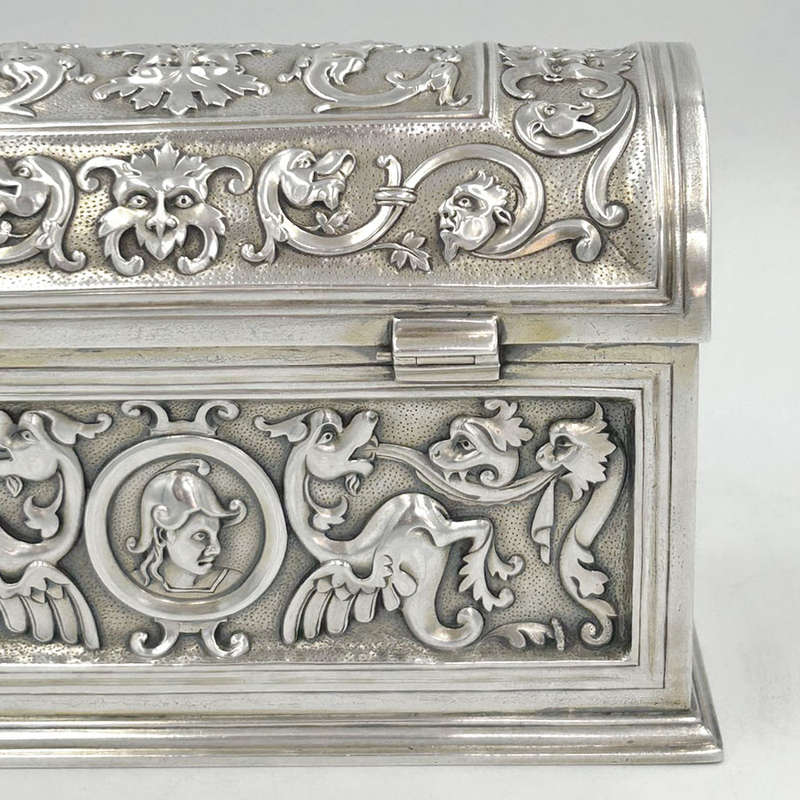Rare Silver Chest London 1890 Carrington and Co