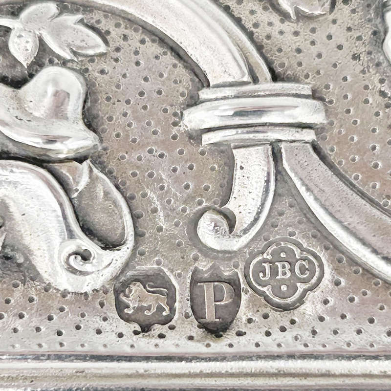 Rare Silver Chest London 1890 Carrington and Co