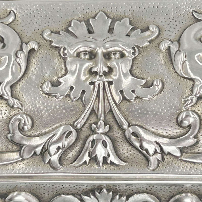 Rare Silver Chest London 1890 Carrington and Co