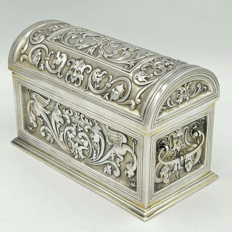 Rare Silver Chest London 1890 Carrington and Co