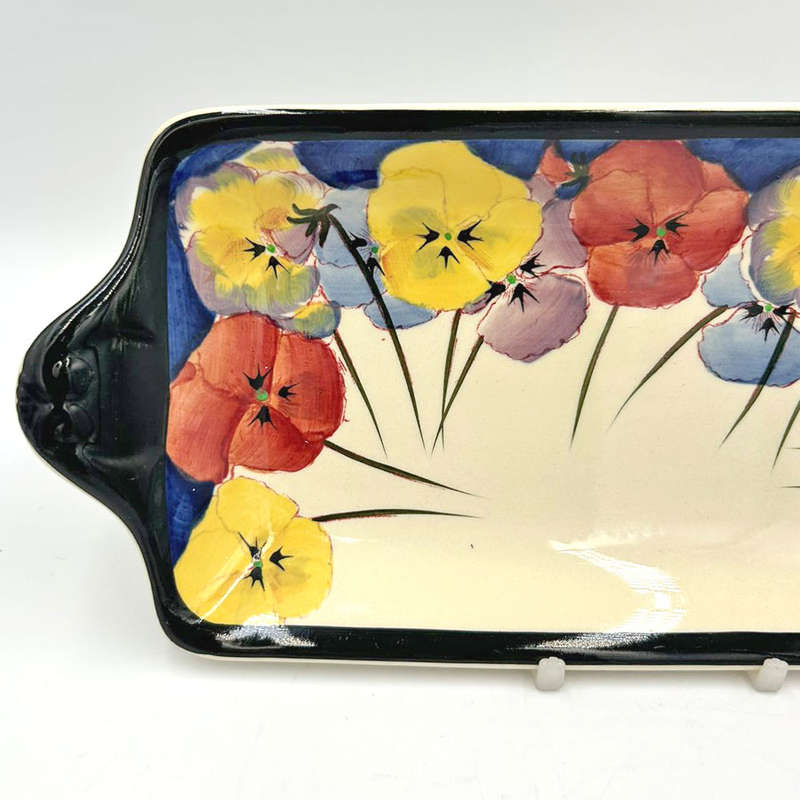 Royal Doulton Pansy Sandwich Plate D4049