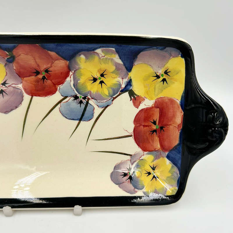 Royal Doulton Pansy Sandwich Plate D4049