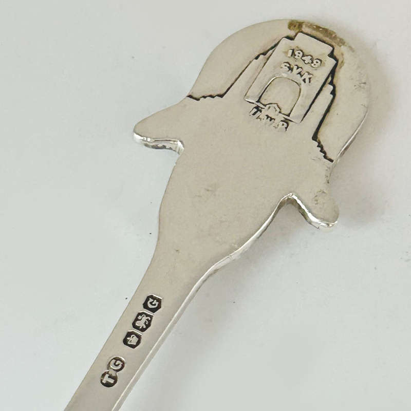 Sterling Silver Sugar Spoon Sheffield 1949
