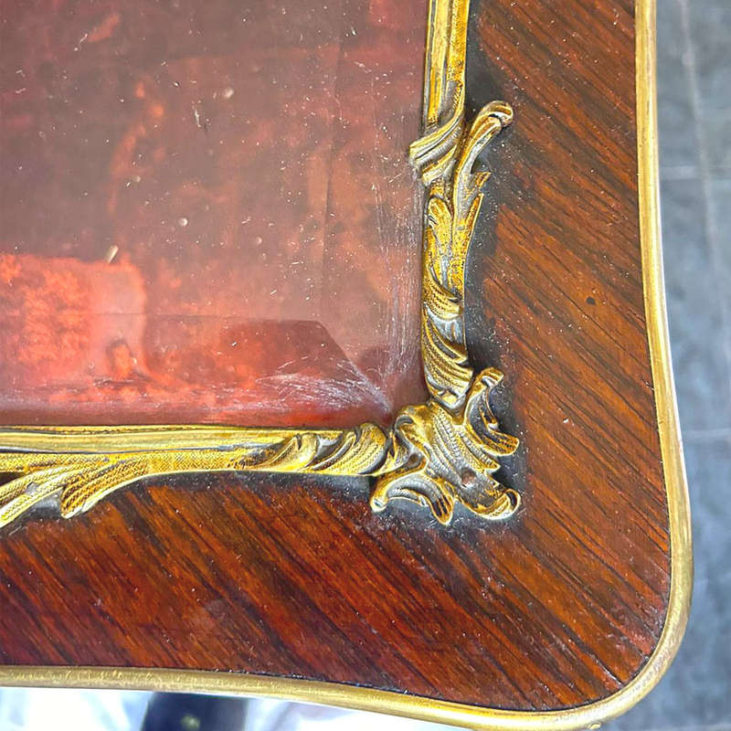 French Table Top Collectors Vitrine Style of Louis XV 19th