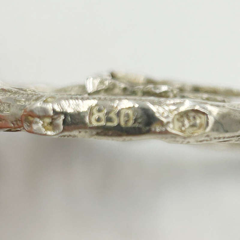 Hallmarked Dutch Silver Grape Scissors