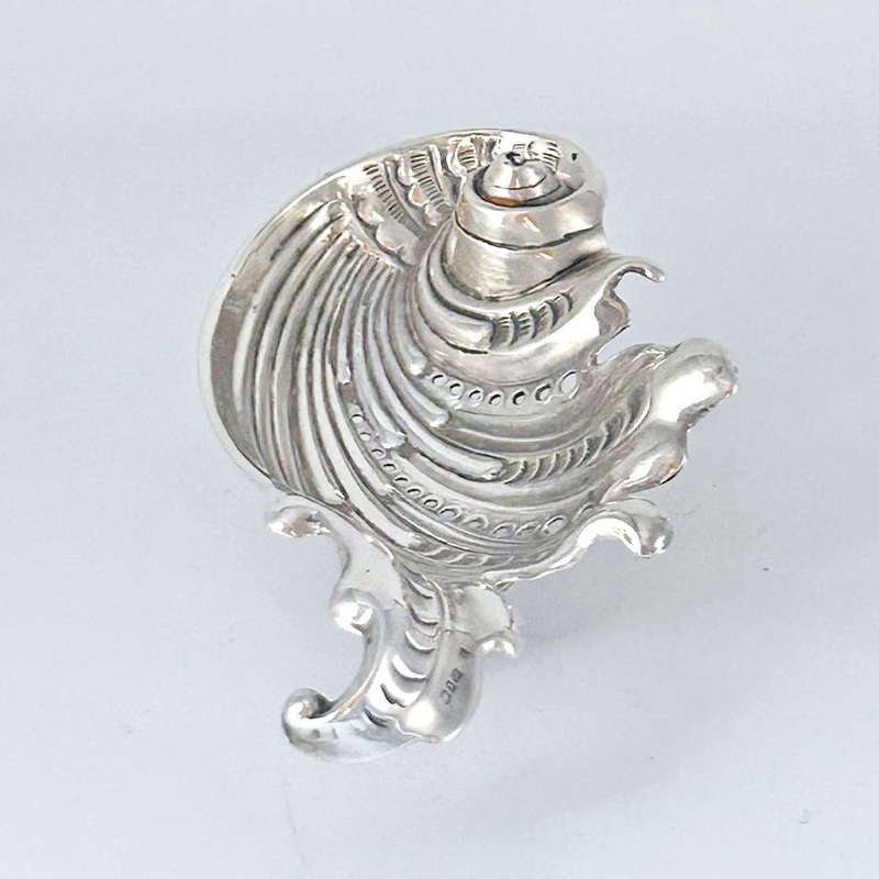Hallmarked Silver Shell Bon Bon Birmingham 1918