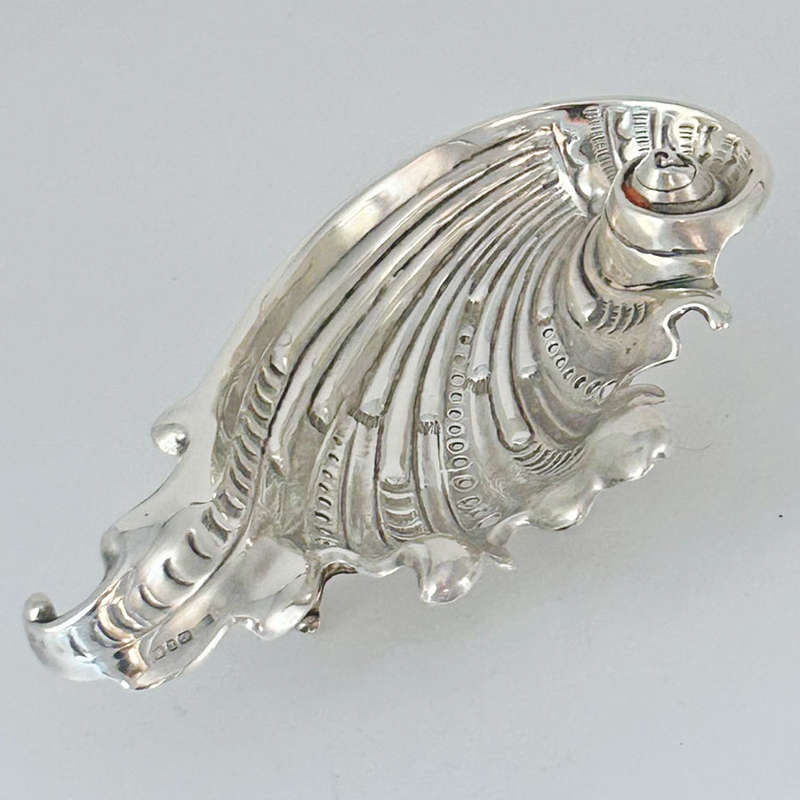 Hallmarked Silver Shell Bon Bon Birmingham 1918