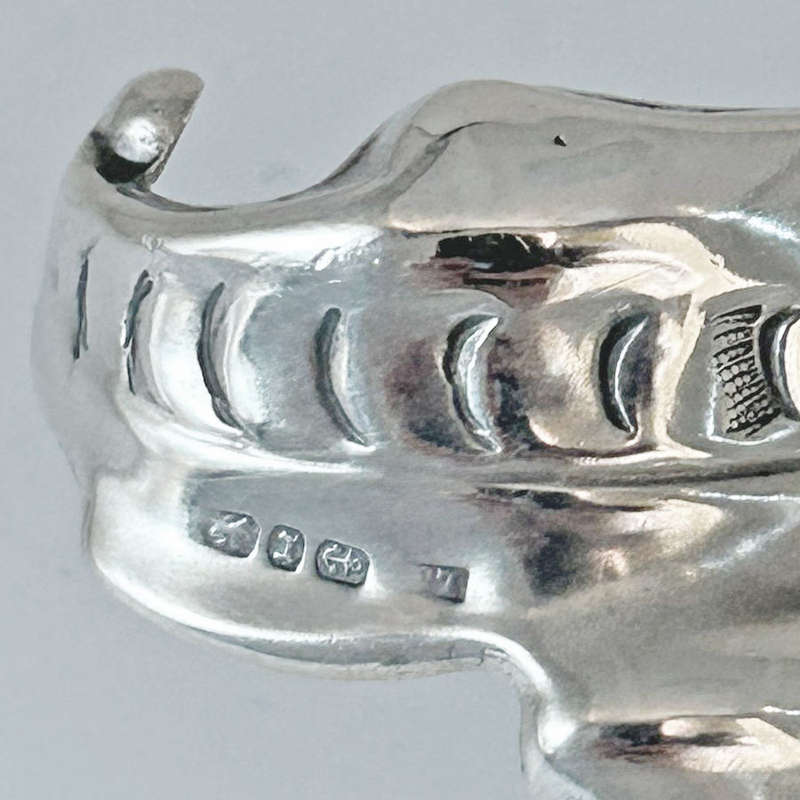 Hallmarked Silver Shell Bon Bon Birmingham 1918