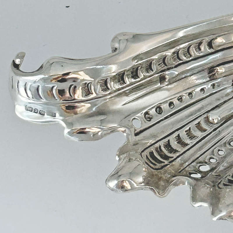 Hallmarked Silver Shell Bon Bon Birmingham 1918