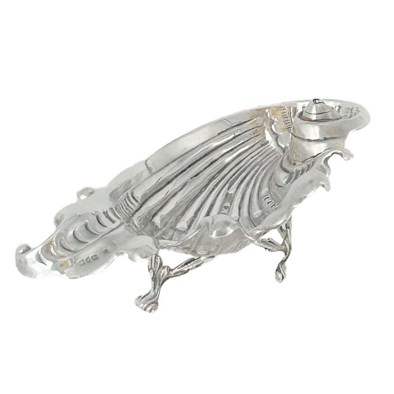 Hallmarked Silver Shell Bon Bon Birmingham 1918