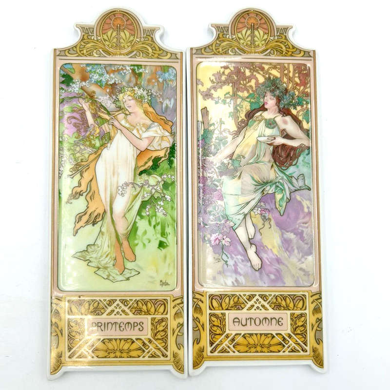 Hutschenreuter Selb Four Seasons Wall Plaques
