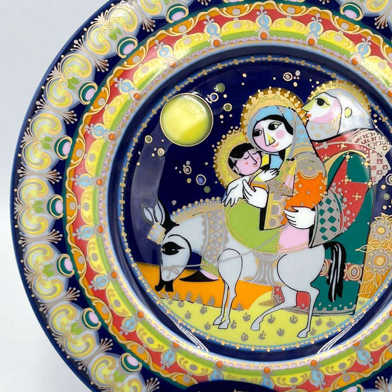 Rosenthal Studio Line Christmas Plate Flucht Nach Ägypten Bjorn Winblad