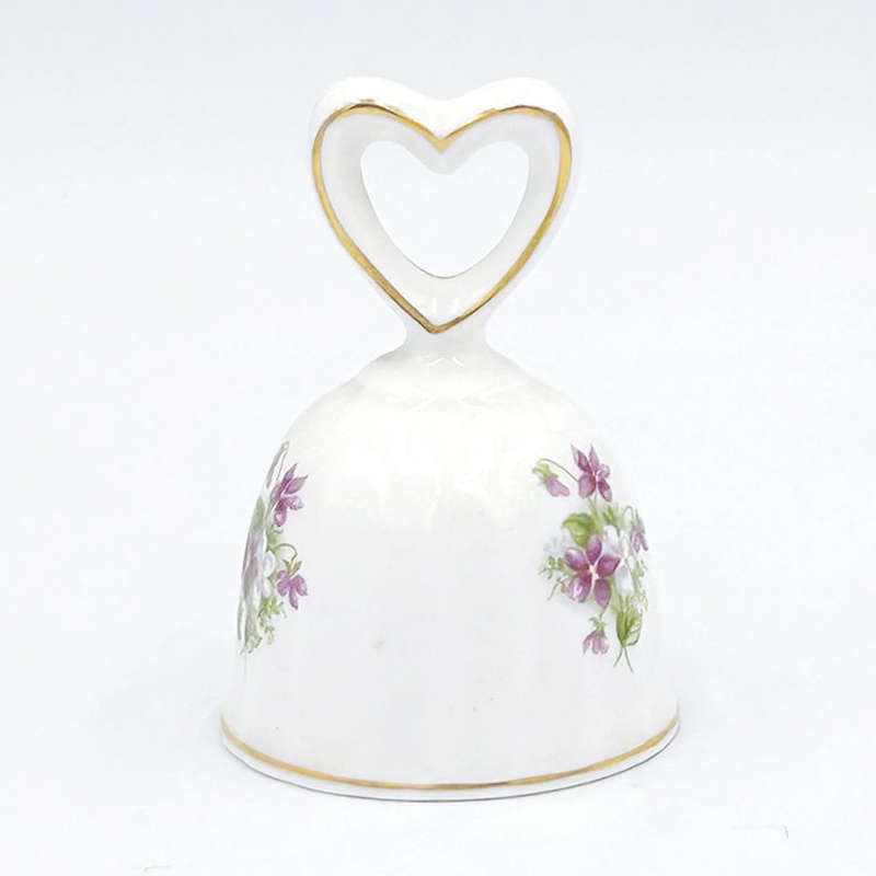 Royal Albert Sweet Violets  Heart Bell