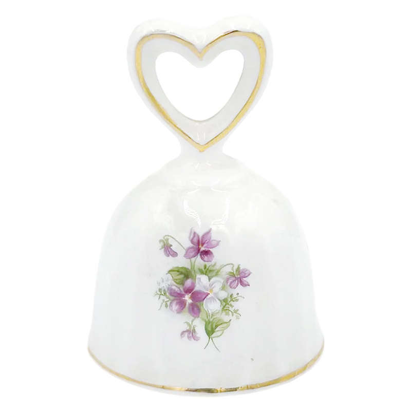 Royal Albert Sweet Violets  Heart Bell