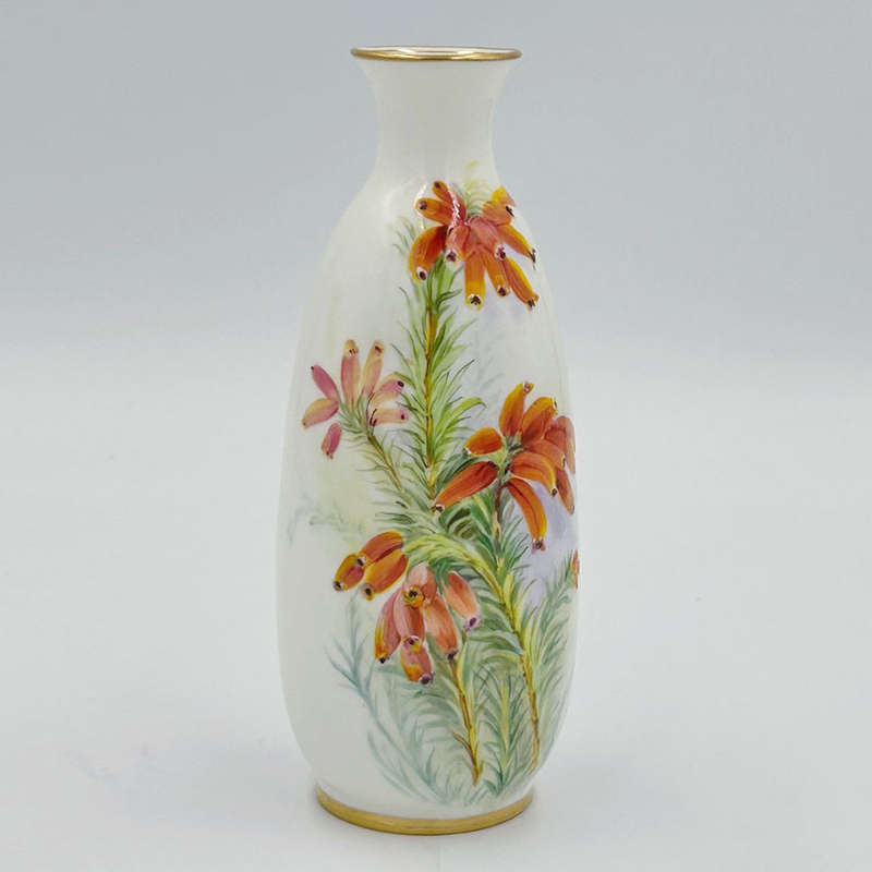 Royal Worcester Rose Vase W Hade 1905