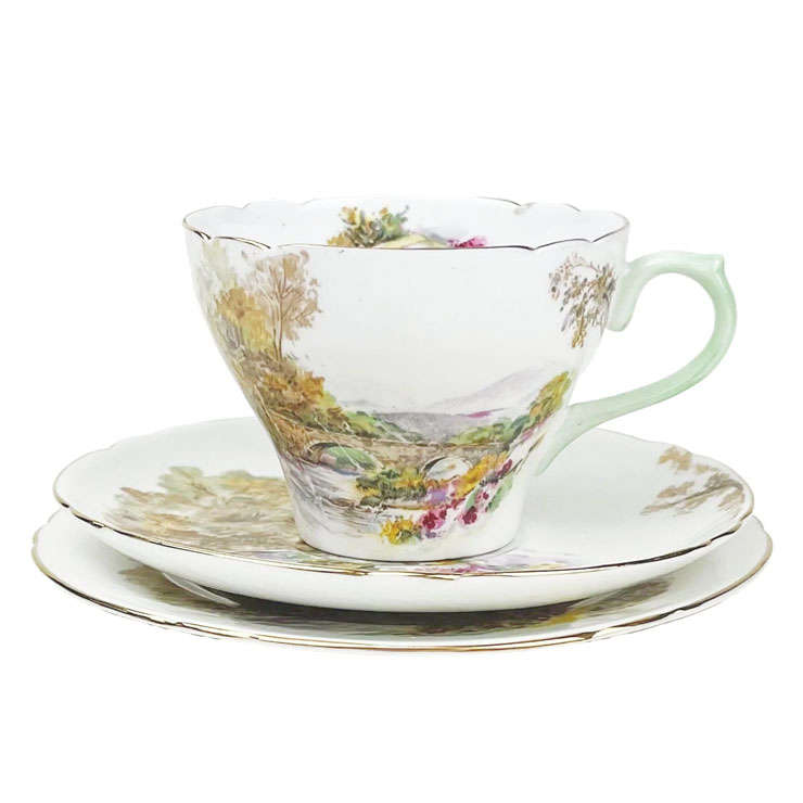 Shelley Heather 21 Piece Tea Service