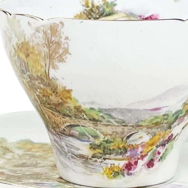 Shelley Heather 21 Piece Tea Service
