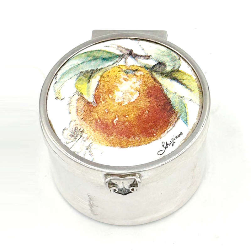 Silver and Enamel Pill Box Birm 1994