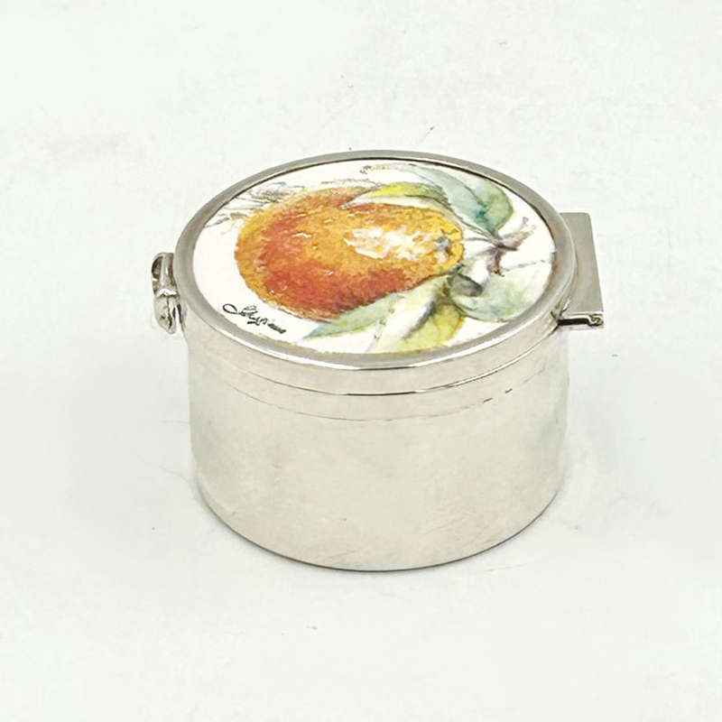 Silver and Enamel Pill Box Birm 1994
