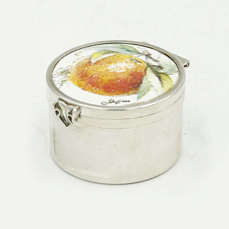 Silver and Enamel Pill Box Birm 1994
