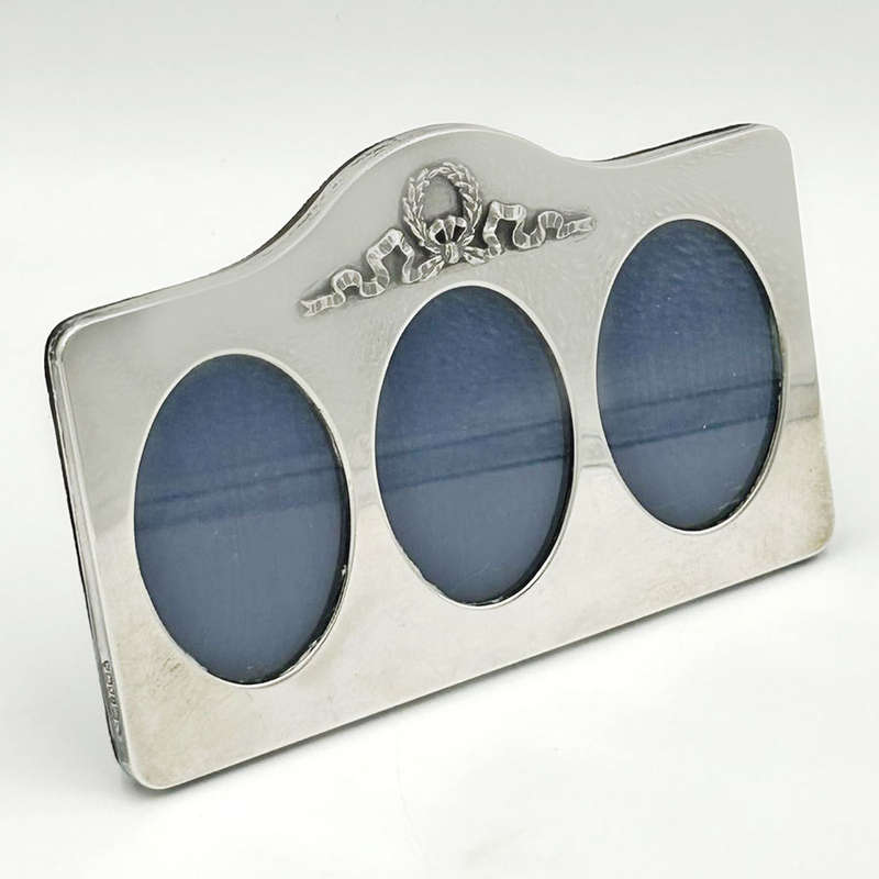 Silver Three Photo Picture Frame Sheffield 1992