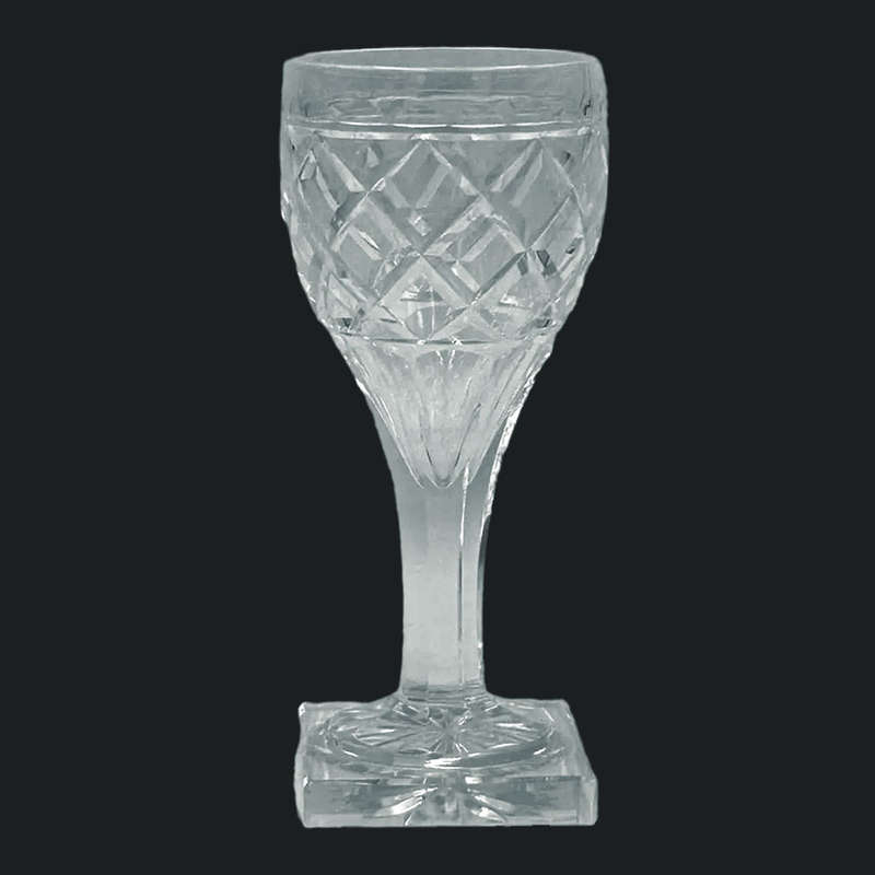Val St Lambert St Helene Wine Glass