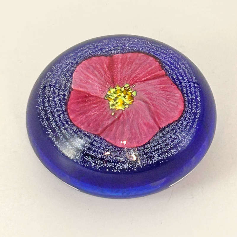 Caithness Scotland Floral Ballet Dancer Glass Paperweight
