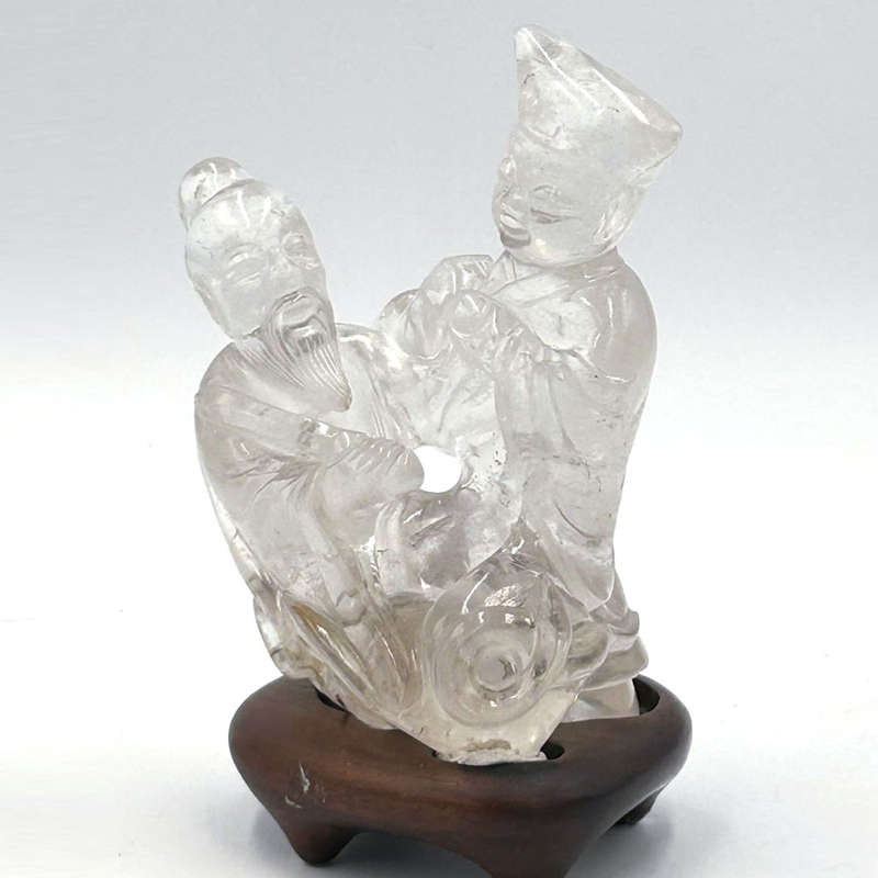Chinese Rock Crystal Carving 20th