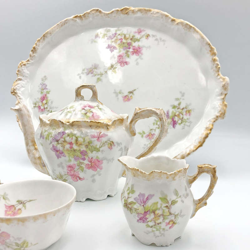 Limoges France Cabaret Set C1890