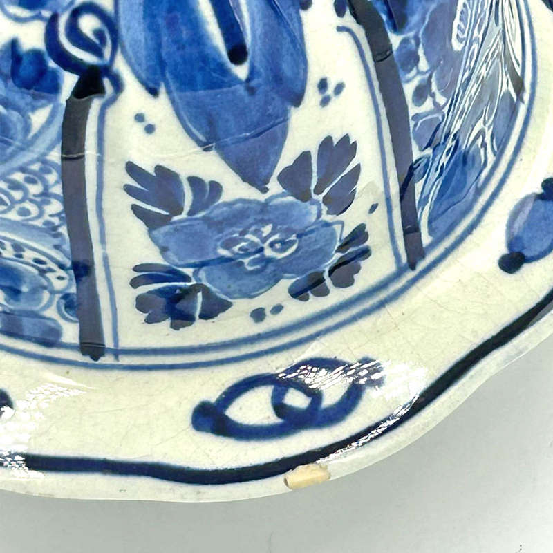 Pair Delft Dutch Blue and White Urns Theodorus van Lingen 1911