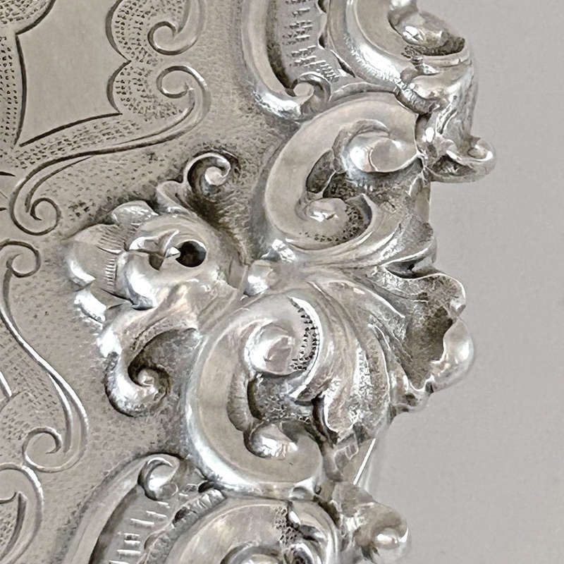 Portuguese Silver Baroque Bowl and Cover Porto Dresden Medallion C1938