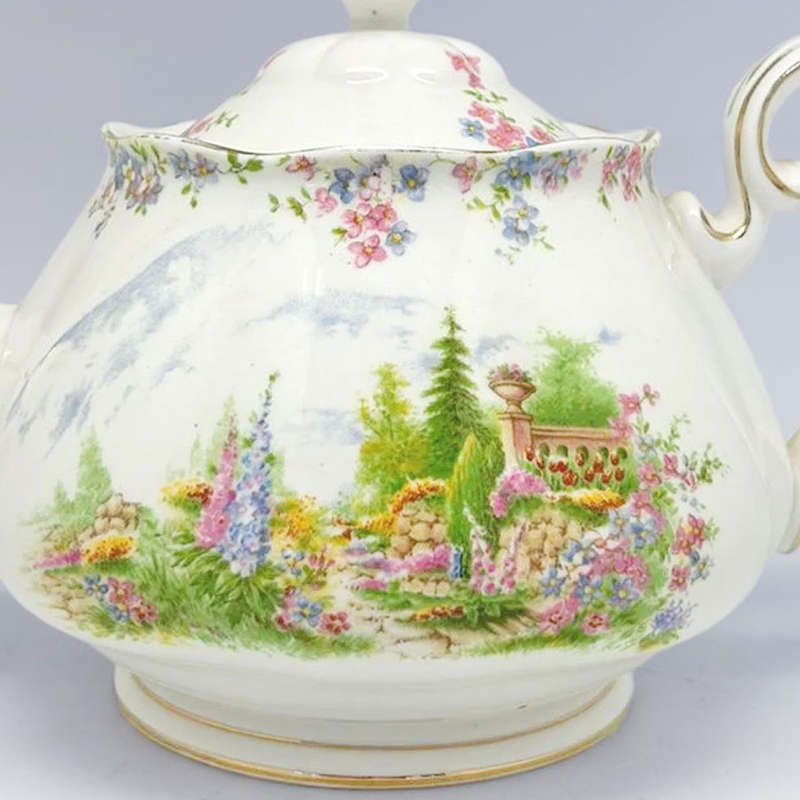 Royal Albert Kentish Rockery Pattern Tea Pot