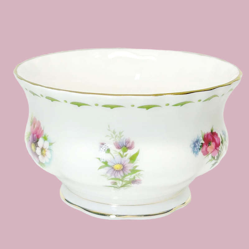 Royal Albert Flowers Of The Month Sugar Bowl