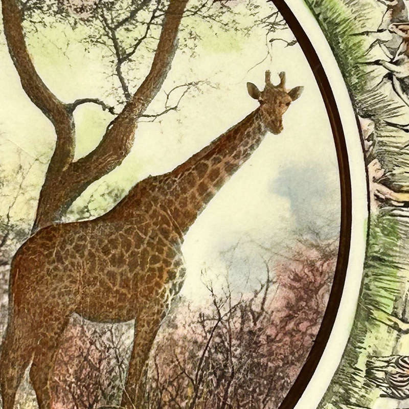 Royal Doulton African Game Reserve Giraffes Charger