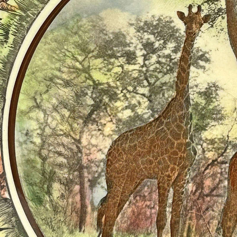 Royal Doulton African Game Reserve Giraffes Charger