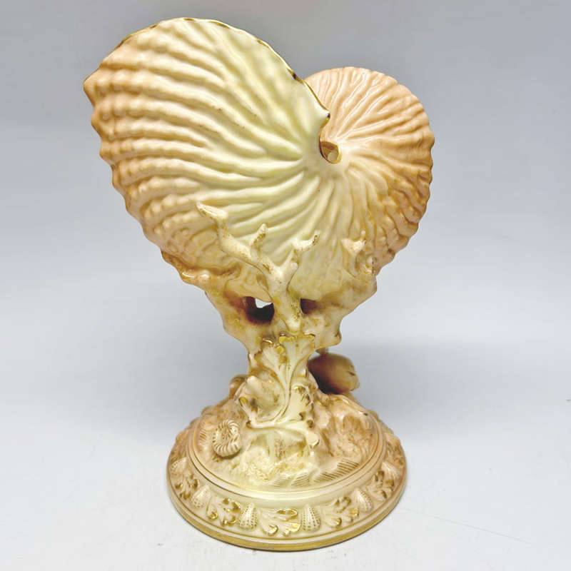 Royal Worcester Nautilus Vase C1873