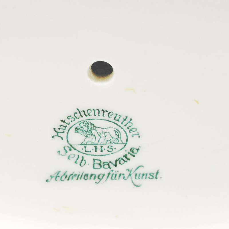 Art Deco Hutschenreuter Lady Riding Dolphin Max Fehr C1928