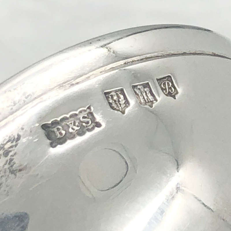 Art Deco Silver Sturgeon Caviar Spoon 1932 Brook and Sons Edinburgh