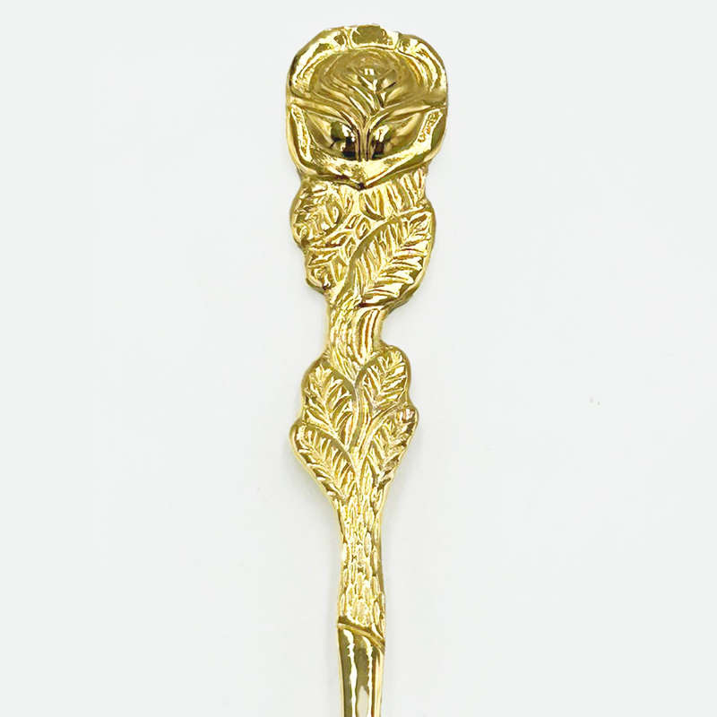 Eetrite 24ct Gold Plated Relief Rose Royal Albert Cake Forks