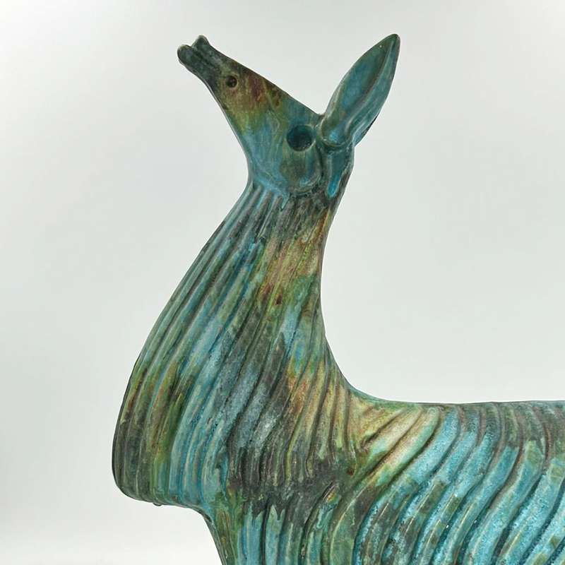 Large Bitossi Raymor Italy Pottery MCM Alvino Bagni Horse C1950