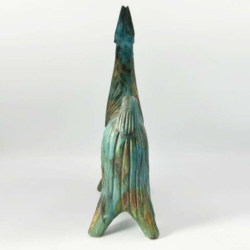 Large Bitossi Raymor Italy Pottery MCM Alvino Bagni Horse C1950
