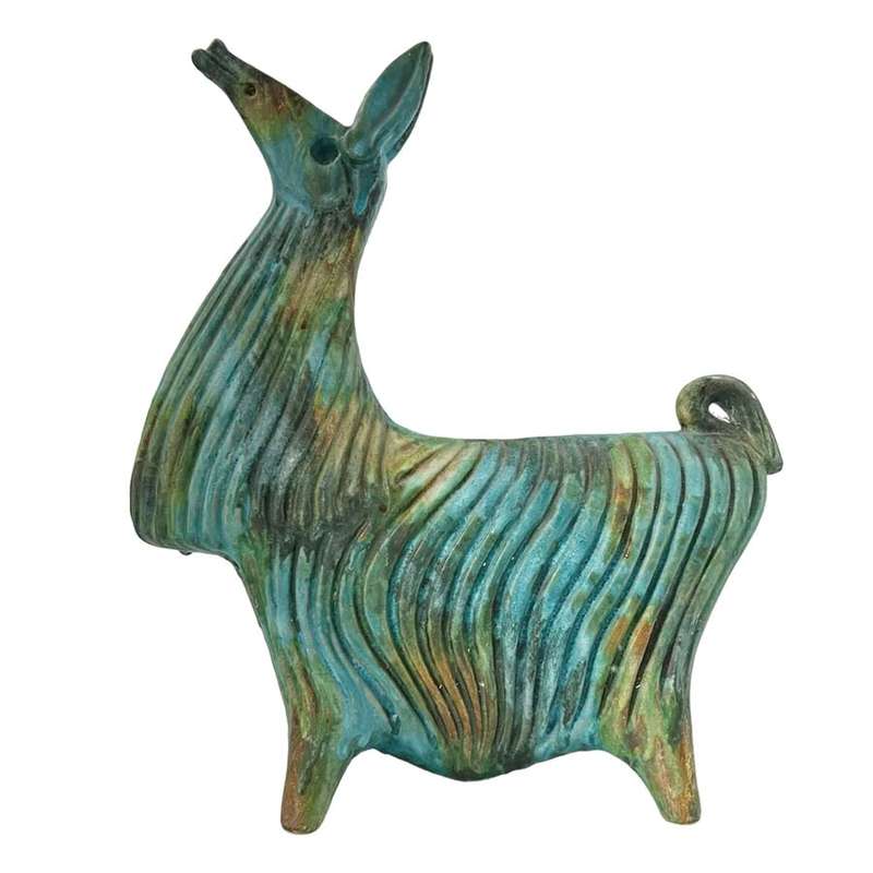 Large Bitossi Raymor Italy Pottery MCM Alvino Bagni Horse C1950