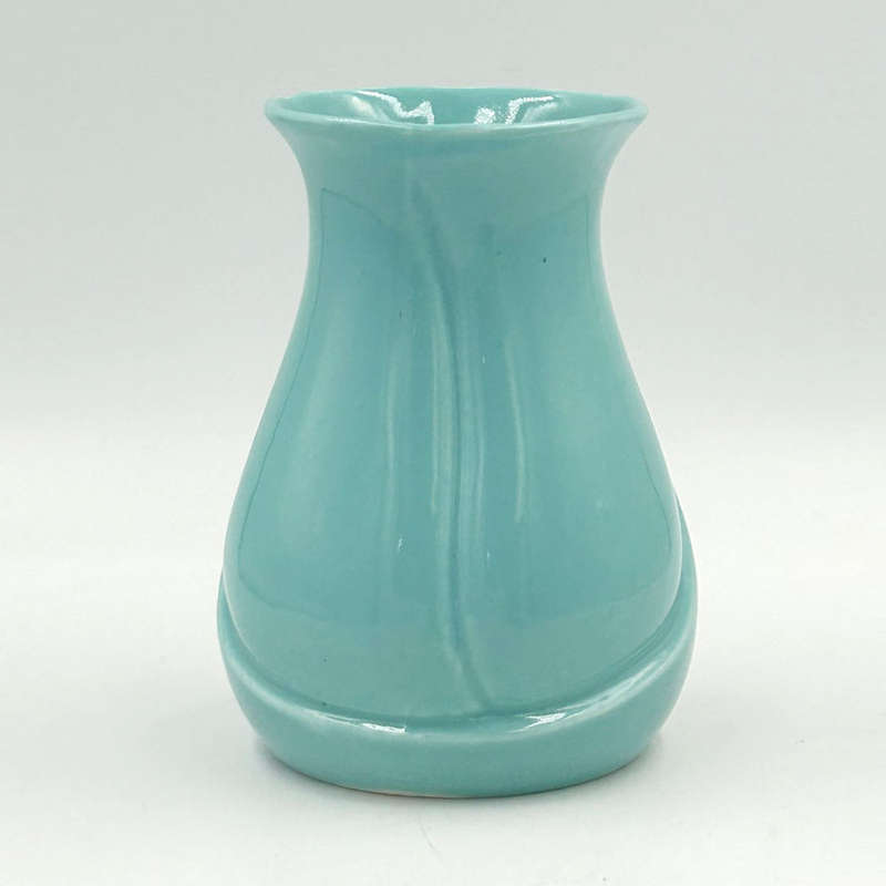 Lucia Ware Stylised Pottery Turquoise Vase By Boksburg East Pottery  C1970