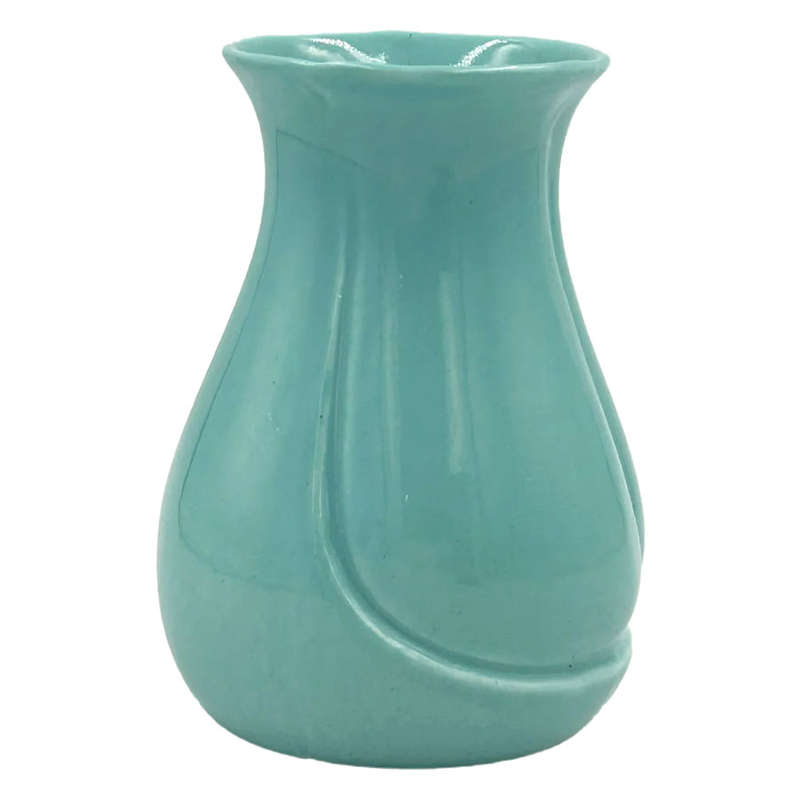 Lucia Ware Stylised Pottery Turquoise Vase By Boksburg East Pottery  C1970