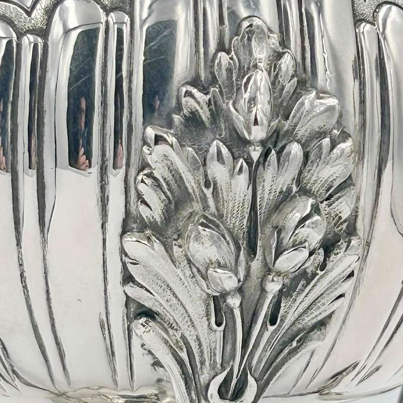 German Silver Tea Urn Art Nouveau Period C1894