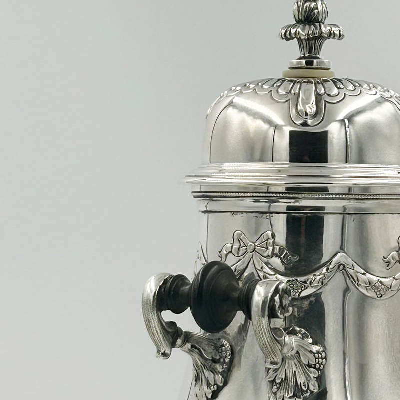 German Silver Tea Urn Art Nouveau Period C1894