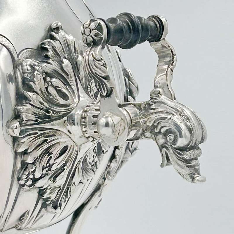 German Silver Tea Urn Art Nouveau Period C1894