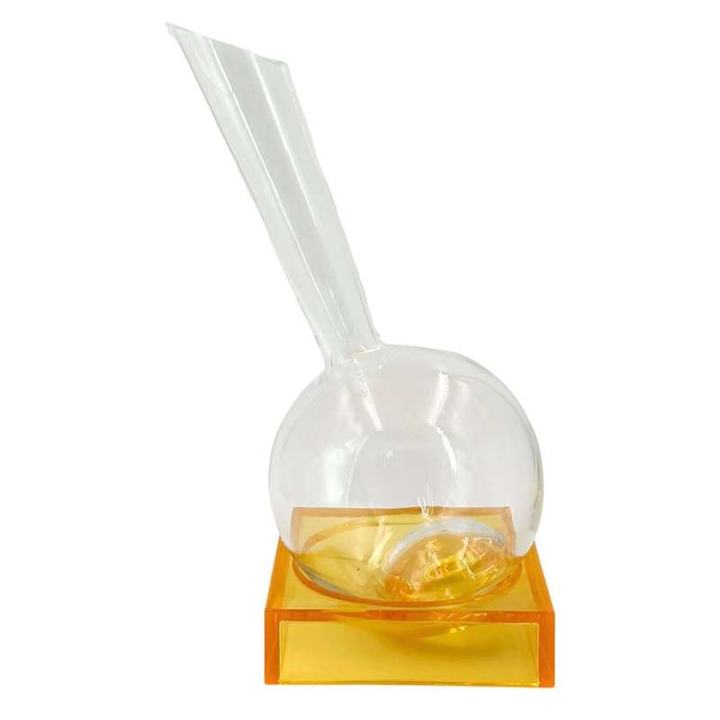 Glass Decanter and Base  Italesse By Frederico Venier