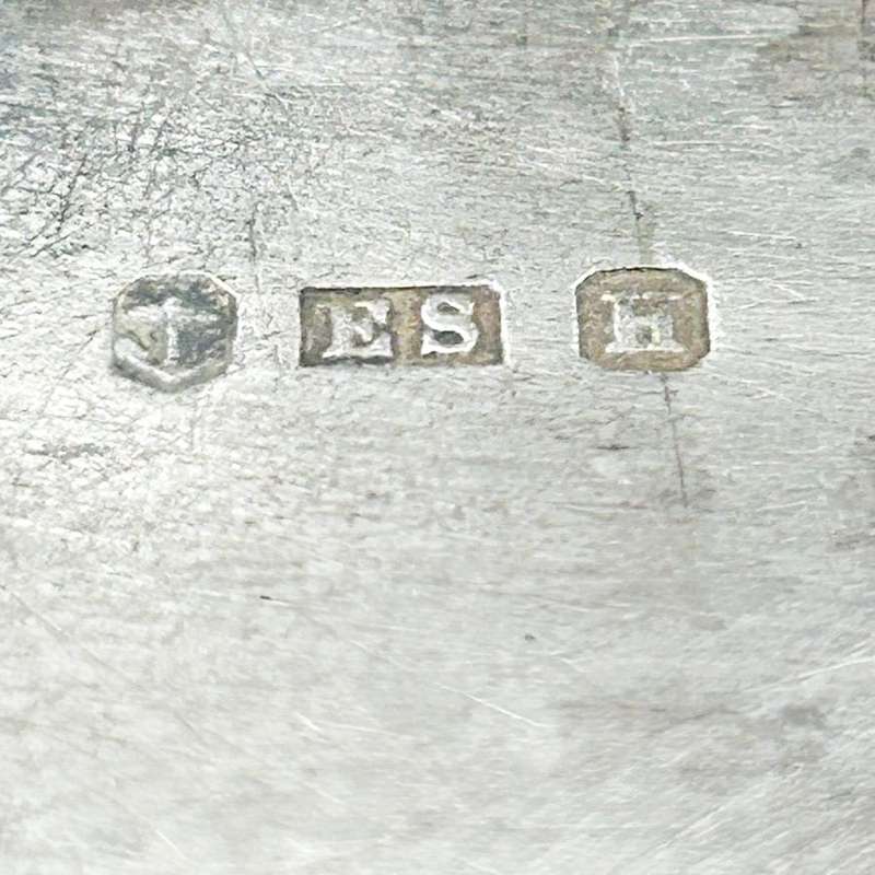 Hallmarked Silver Victorian Large Snuff Box Birmingham 1856 Edward Smith