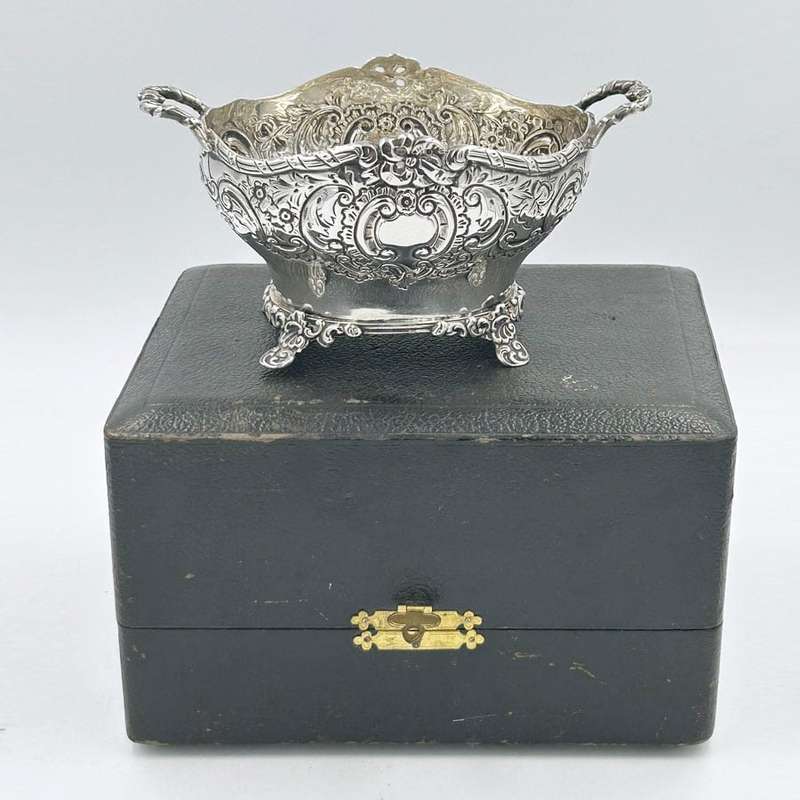 Hallmarked Silver Bowl Birmingham 1897 Samuel Walton Smith